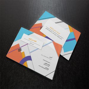 طرح لایه باز کارت ویزیت مینیمال