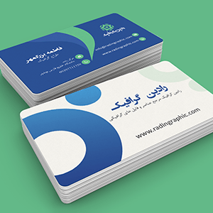 طرح لایه باز کارت ویزیت هندسی
