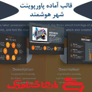 قالب آماده پاورپوینت حرفه ای شهر هوشمند PPT-1068
