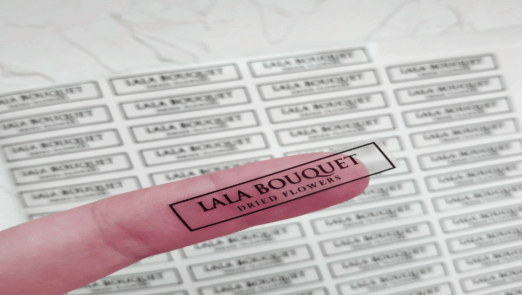 لیبل شیشه ای چیست؟ خرید برچسب